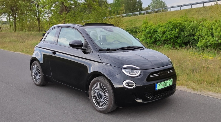 Fiat 500 cena 92000 przebieg: 6000, rok produkcji 2021 z Poznań małe 137